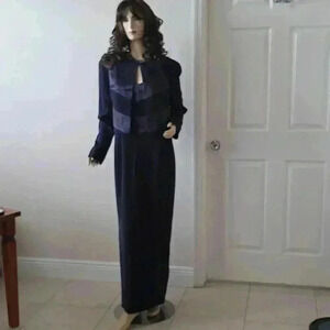 Dress  EVENING MAXI JONES NEW YORK NAVY BLUE